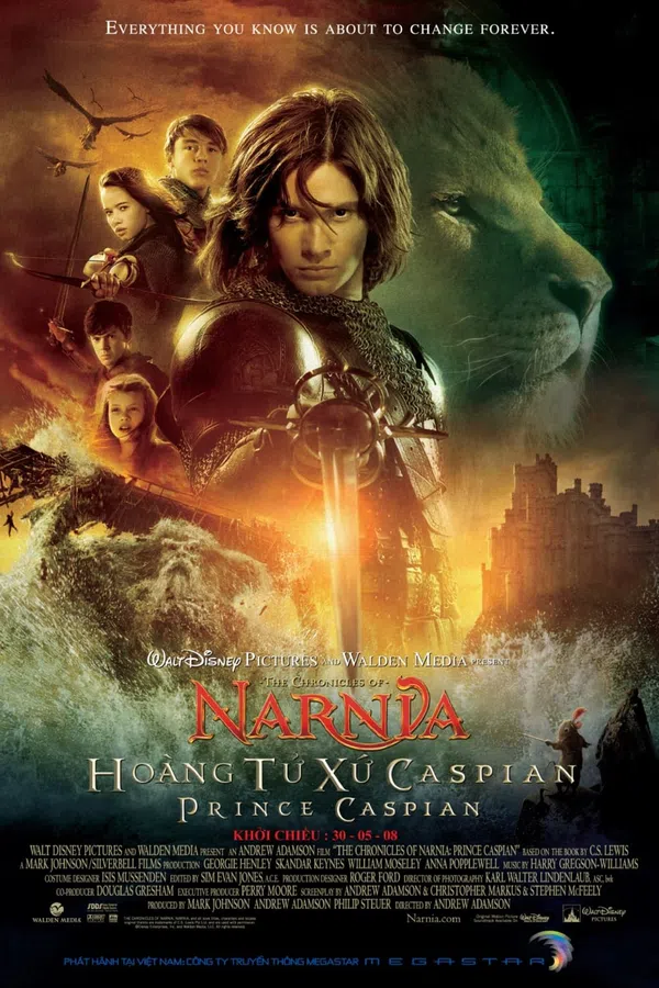 Xem Phim Biên Niên Sử Narnia: Hoàng Tử Caspian Vietsub HD Online